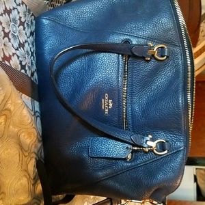 Coach Navy Blue Purse